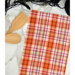 C&F Home Briar Plaid Woven Kitchen Towel -Halloween Decorations Sales Store unnamed file 815