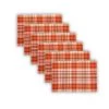 C&F Home Briar Plaid Fall Harvest Placemat Set of 6