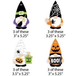 Big Dot of Happiness Halloween Gnomes - Spooky Fall Decorations - Tree Ornaments - Set of 12 11 Big Dot of Happiness Halloween Gnomes - Spooky Fall Decorations - Tree Ornaments - Set of 12 -Halloween Decorations Sales Store unnamed file 83