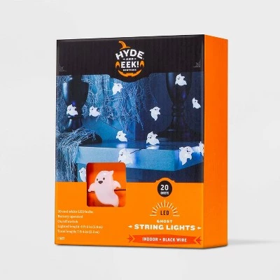 Hyde & EEK! Boutique Ghost Reflector Cool White LED Bulbs Halloween String Lights - Hyde & EEK! Boutique™ 1 Hyde & EEK! Boutique Ghost Reflector Cool White LED Bulbs Halloween String Lights - Hyde & EEK! Boutique™