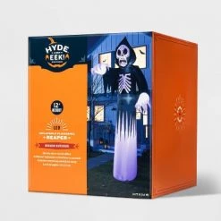 Hyde & EEK! Boutique 12' LED Reaper Inflatable Halloween Decoration - Hyde & EEK! Boutique™ -Halloween Decorations Sales Store unnamed file 862