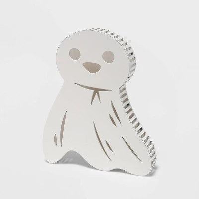 Hyde & EEK! Boutique LED Backlit Green Flickering Ghost Halloween Lighted Decor - Hyde & EEK! Boutique™ 2 Hyde & EEK! Boutique LED Backlit Green Flickering Ghost Halloween Lighted Decor - Hyde & EEK! Boutique™ - Image 2