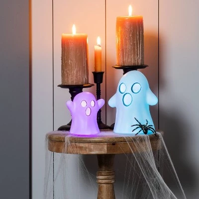 Hyde & EEK! Boutique 6" Light Up Color Changing Ghost Halloween Decorative Prop - Hyde & EEK! Boutique™ 1 Hyde & EEK! Boutique 6" Light Up Color Changing Ghost Halloween Decorative Prop - Hyde & EEK! Boutique™