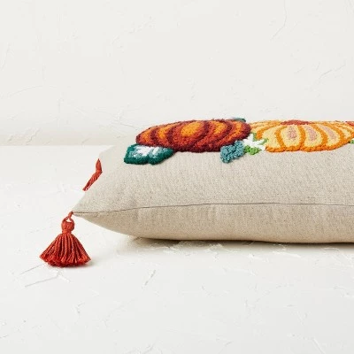 Opalhouse Designed With Jungalow Punch Needle Pumpkin Lumbar Throw Pillow - Opalhouse™ designed with Jungalow™ 2 Opalhouse Designed With Jungalow Punch Needle Pumpkin Lumbar Throw Pillow - Opalhouse™ designed with Jungalow™ - Image 2
