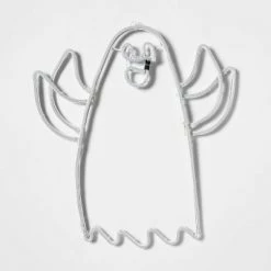 Hyde & EEK! Boutique LED Neon Rope Ghost with Moving Arms Halloween Novelty Sculpture Light - Hyde & EEK! Boutique™ -Halloween Decorations Sales Store unnamed file 904