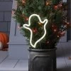 Hyde & EEK! Boutique 1ct LED Faux Neon Ghost Halloween Novelty Path Light White - Hyde & EEK! Boutique™