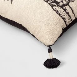 Woven Skeleton Hand Square Throw Pillow Black - Threshold™ 5 Woven Skeleton Hand Square Throw Pillow Black - Threshold™ -Halloween Decorations Sales Store unnamed file 916