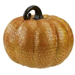 Northlight 7.5" Gold and Orange Textured Pumpkin Fall Decoration 5 Northlight 7.5" Gold and Orange Textured Pumpkin Fall Decoration -Halloween Decorations Sales Store unnamed file 93