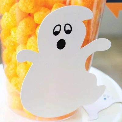 Big Dot of Happiness Spooky Ghost - Ghost Decorations DIY Halloween Party Essentials - Set of 20 4 Big Dot of Happiness Spooky Ghost - Ghost Decorations DIY Halloween Party Essentials - Set of 20 - Image 4