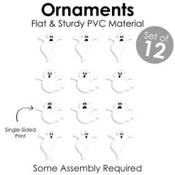 Big Dot of Happiness Spooky Ghost - Halloween Party Decorations - Tree Ornaments - Set of 12 -Halloween Decorations Sales Store unnamed file 969