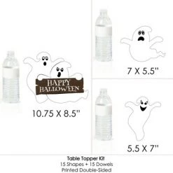Big Dot of Happiness Spooky Ghost - Halloween Party Centerpiece Sticks - Table Toppers - Set of 15 -Halloween Decorations Sales Store unnamed file 983