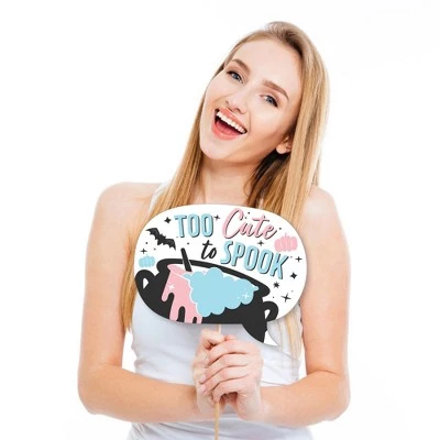 Big Dot of Happiness Funny Boo-y or Ghoul - Halloween Gender Reveal Party Photo Booth Props Kit - 10 Piece 1 Big Dot of Happiness Funny Boo-y or Ghoul - Halloween Gender Reveal Party Photo Booth Props Kit - 10 Piece