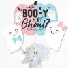 Big Dot of Happiness Boo-y or Ghoul - Halloween Gender Reveal Party Centerpiece Sticks - Table Toppers - Set of 15