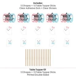 Big Dot of Happiness Boo-y or Ghoul - Halloween Gender Reveal Party Centerpiece Sticks - Table Toppers - Set of 15 -Halloween Decorations Sales Store unnamed file 997